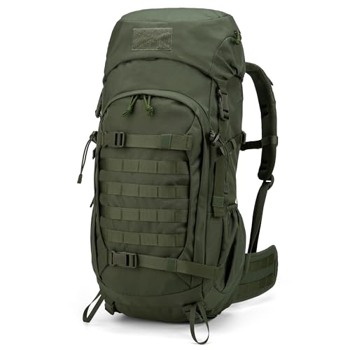 50L Hiking Survival Backpack (Ranger Green)