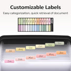 13 Pocket Accordion File Organizer (Grey / 13 Pocket)