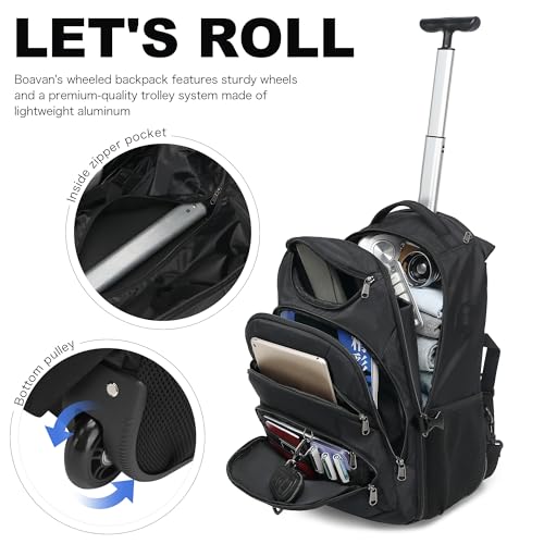 Rolling Backpack (17.3 inches / Black)