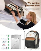 Small Rolling Backpack for Women