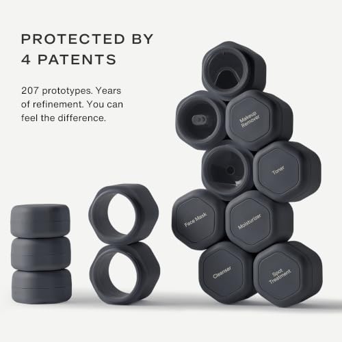 Travel Containers (Charcoal / Bodycare (Set of 2))