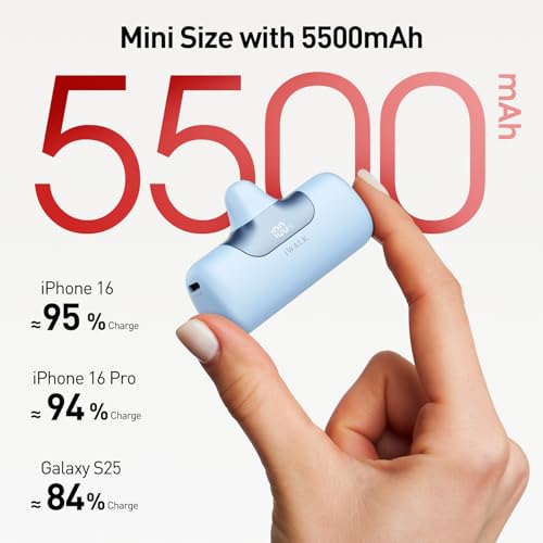 Portable Charger 5500mAh Next (Baby Blue)