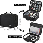 Cable Organizer Bag (Antique Black / Large)