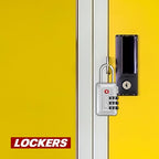 TSA Accepted Luggage Travel Lock (Solid Lock / 2 Pack / Silver)
