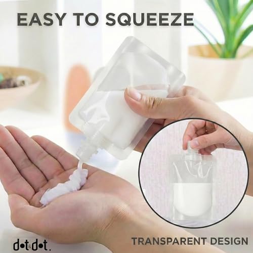 Travel Pouches for Toiletries (10pc Pouch - White)