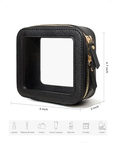 Clear Makeup Bag (N-Black)