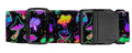 Luggage Straps for Suitcases Travel Belt Accessories (Purple Mushrooms)