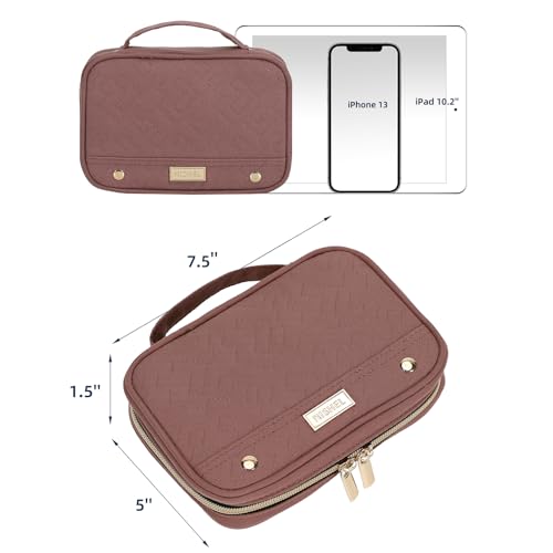 Travel Jewelry Case Organizer (Rosewood-Pink / Small)