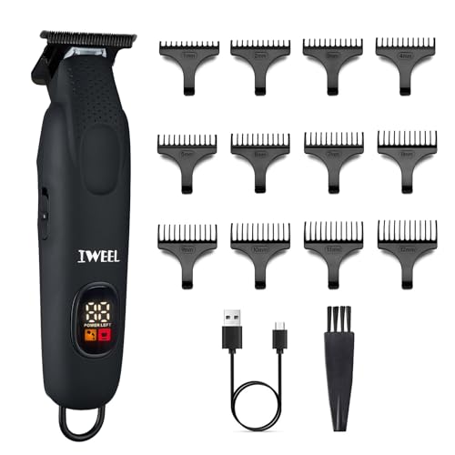 Professional Beard Trimmer for Men (Matte Black)