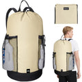 120L Laundry Bag Backpack (120L / Beige)