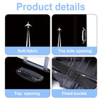 Jet Trail Luggage Cover Washable Suitcase Protector Anti (Jet Trail / XL(32-34inch suitcase))