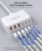 USB Charging Station (H-White / 140W)