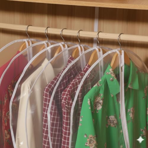 All Clear Garment Bags for Travel (32" -2 Pack)
