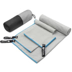Quick Dry Camping Towel (Light Grey)