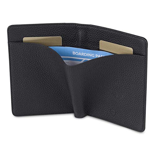 KENSINGTON Passport Holder for Travel (One Size / Matt Black)