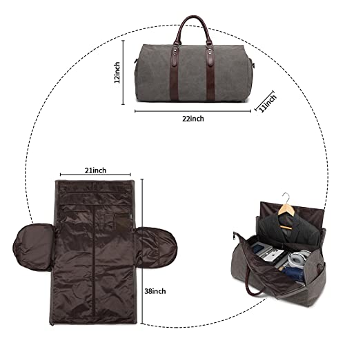 Carry On Garment Backpack (Grey-backpack)