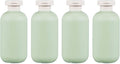 ASEVAT 6.7oz 4Pcs Green Plastic Refillable Travel Shampoo and Conditioner by ASEVAT