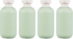 ASEVAT 6.7oz 4Pcs Green Plastic Refillable Travel Shampoo and Conditioner by ASEVAT
