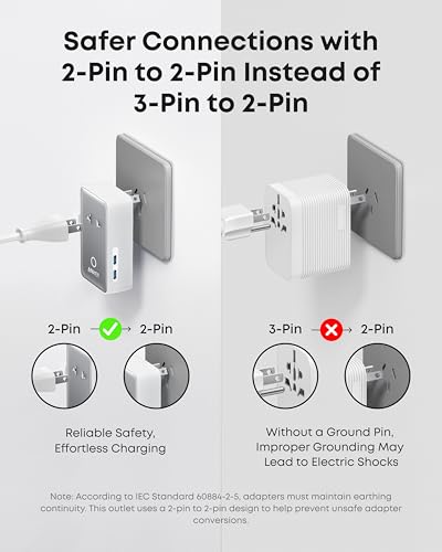 Nano Travel Adapter (White)