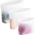 Reusable 100% Silicone Food Storage Bags, Sandwich Snack Bags New Generation by Winrock