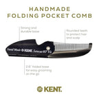 87T Combo Handmade Folding Pocket Comb for Men (Pack of 2 / Combo)