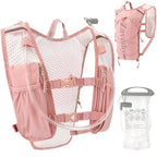 Hydration Vest Pack with 1.5L Water Bladder (Pink / 1.5L Bladder)