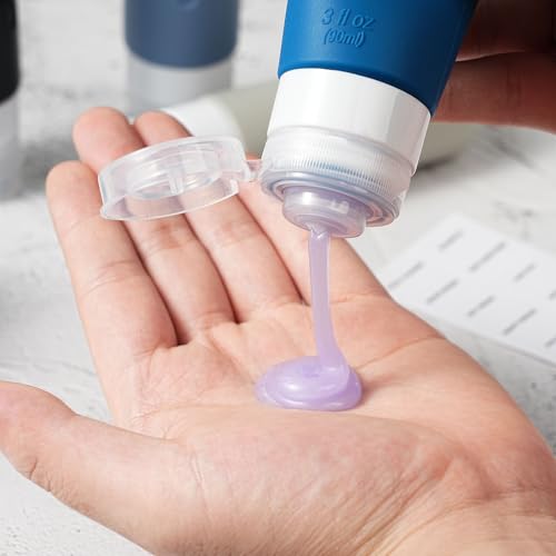 Travel Bottles for Toiletries (Multicolored J)