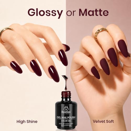 Beetles Red Gel Polish (C - Creme Red | Merlot Wine)