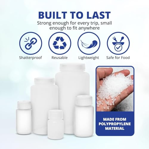 HDPE Travel Bottles for Toiletries