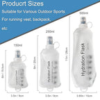 500ml Soft Flask (500ml white)