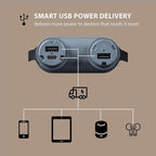 ELECOM NESTOUT Rugged Power Bank, 15000mAh Outdoor Charger, 32W USB-C Fast - Image 3