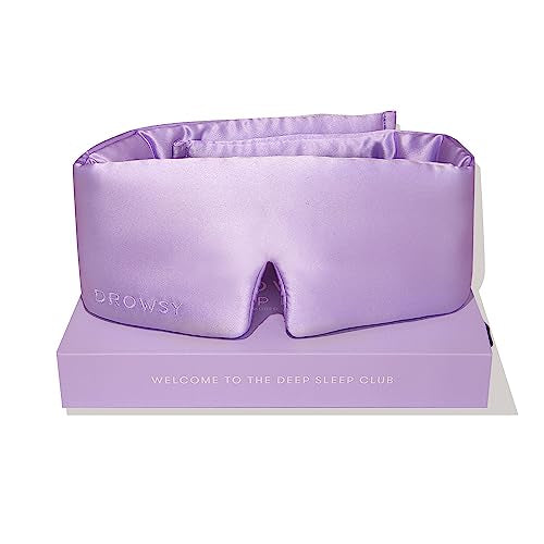 Silk Sleep Mask (Lavender Haze / 1 Count (Pack of 1))