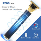 Professional Hair Trimmer for Men (Black)