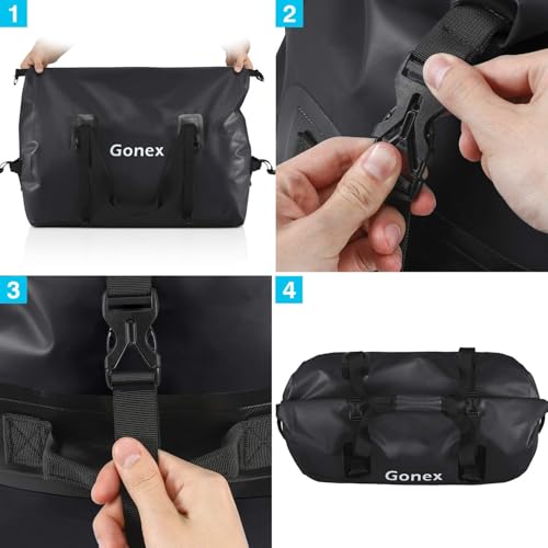 Waterproof Duffel Bag (Black / 60L)