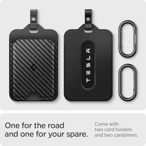 Key Card Holder Case for Tesla Model Y (Carbon Weave)
