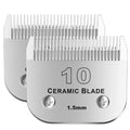 10# Detachable Pet Dog Grooming Clipper Ceramic Blade (Silvery-1)