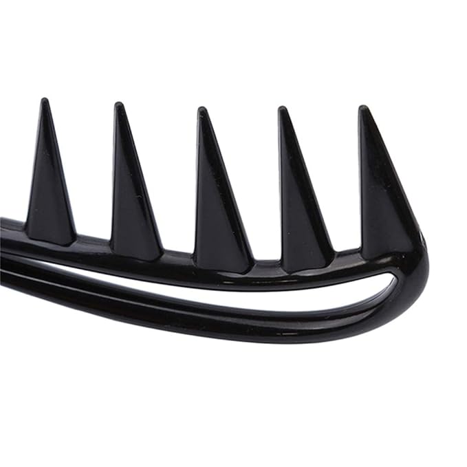1Pc Black Large Tooth Detangle Comb Shampoo Wide Teeth Comb Hair Salon Shampoo Unbreakable,Hair Combs,Beauty and Personal Care Styling Tools and Appliances