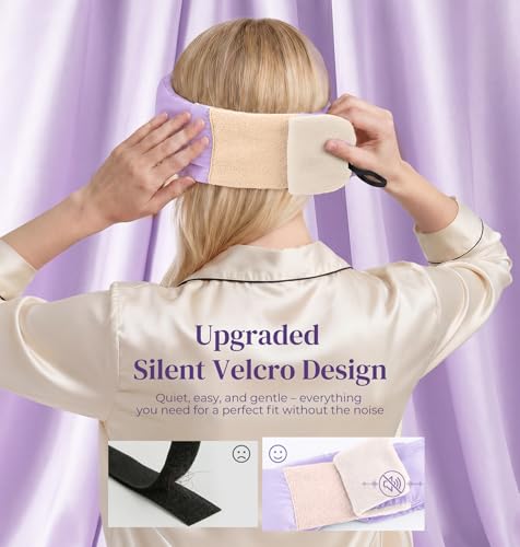 3D Silk Bluetooth Sleep Mask (Dark Purple)