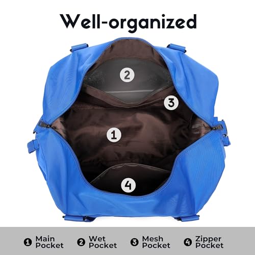 Duffel with Utility Pouch (Blue)