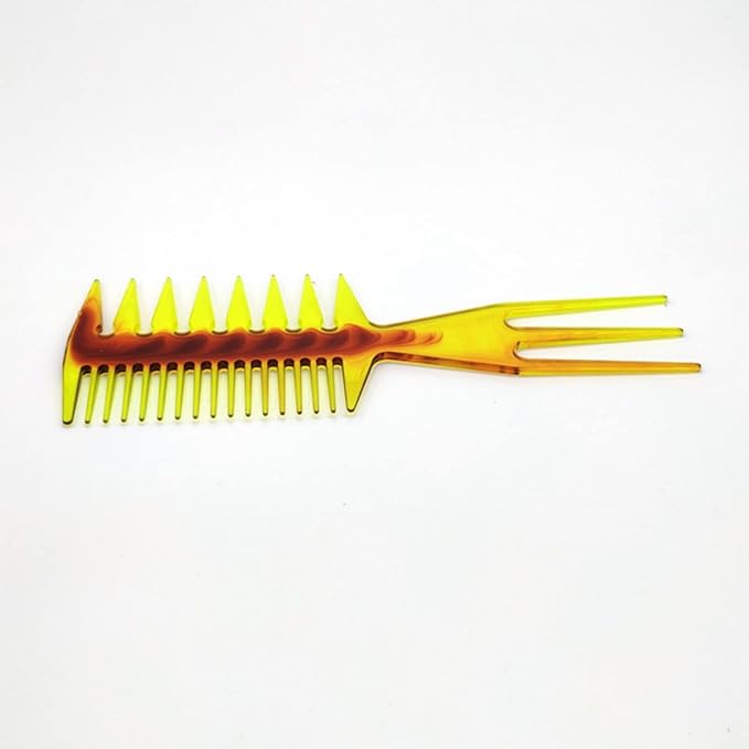 Oil Hairstyle Comb for Men Wide Tooth Hair Styling Comb Lightweight Salon with Scalp Massage 8.26 Inch for Slicked-Back Hair