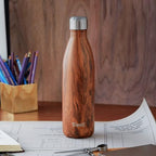 Stainless Steel Water Bottle (Teakwood / 25 Ounces)