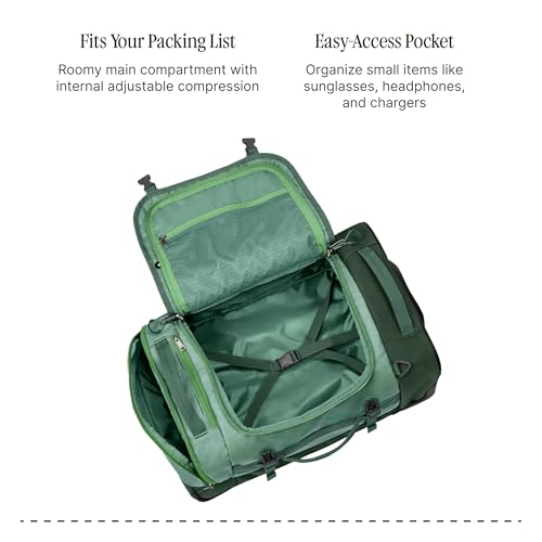 Cargo Hauler XT Wheeled Duffel (22 in / Duck Green)