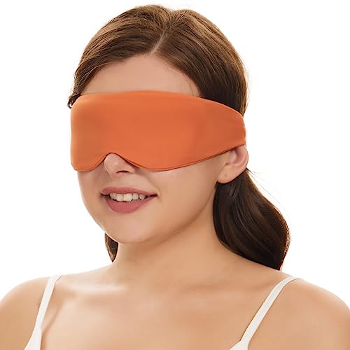 Side Sleeper Sleep Mask (Tangerine)