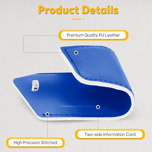 2 Pack Luggage Tags for Suitcases Airplane Travel Essentials (Fresh Blue)