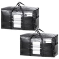 2 Pack Black Extra Large Moving Bags (Black / 2 Large)