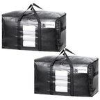 2 Pack Black Extra Large Moving Bags (Black / 2 Large)