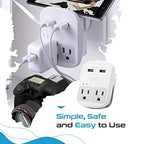 Universal Travel Adapter (White)