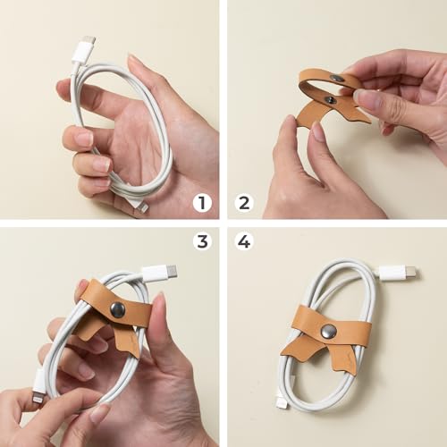 5 Pack Cord Organizer (Small / Choco Brown)