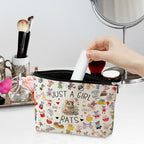 Rat Gifts Animal Lovers Gifts for Women Cute Rat Stuff Cosmetic Bag travel Makeup Bag Gifts for Women Daughter Coworker Friend Birthday Friendship Boss Day Anniversary Graduation Christmas Mothers Day (Girl Rats 1201)