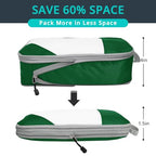 Compression Packing Cubes 6 Set (Dark Green / 6 pcs)